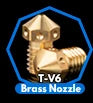 trianglelab Top quality Brass MK8 Nozzle for 3D printers hotend 1.75MM Filament  J-head cr10 heat block ender3 hotend m6 Thread