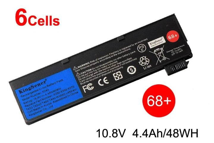 KingSener Laptop Battery For Lenovo Thinkpad X270 X260 X240 X240S X250 T450 T470P T440S K2450 W550S 45N1136 45N1738 68+ - Property & Safety Tradings