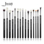 Jessup Professional Makeup Brushes Set 15pcs Make up Brush Pearl White/Silver Tools kit Eye Liner Shader natural-synthetic hair - PST PS Tradings