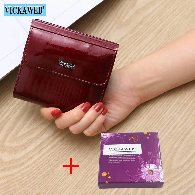 VICKAWEB Mini Wallet Women Genuine Leather Wallets Fashion Alligator Hasp Short Wallet Female Small Woman Wallets And Purses 209 - Property & Safety Tradings