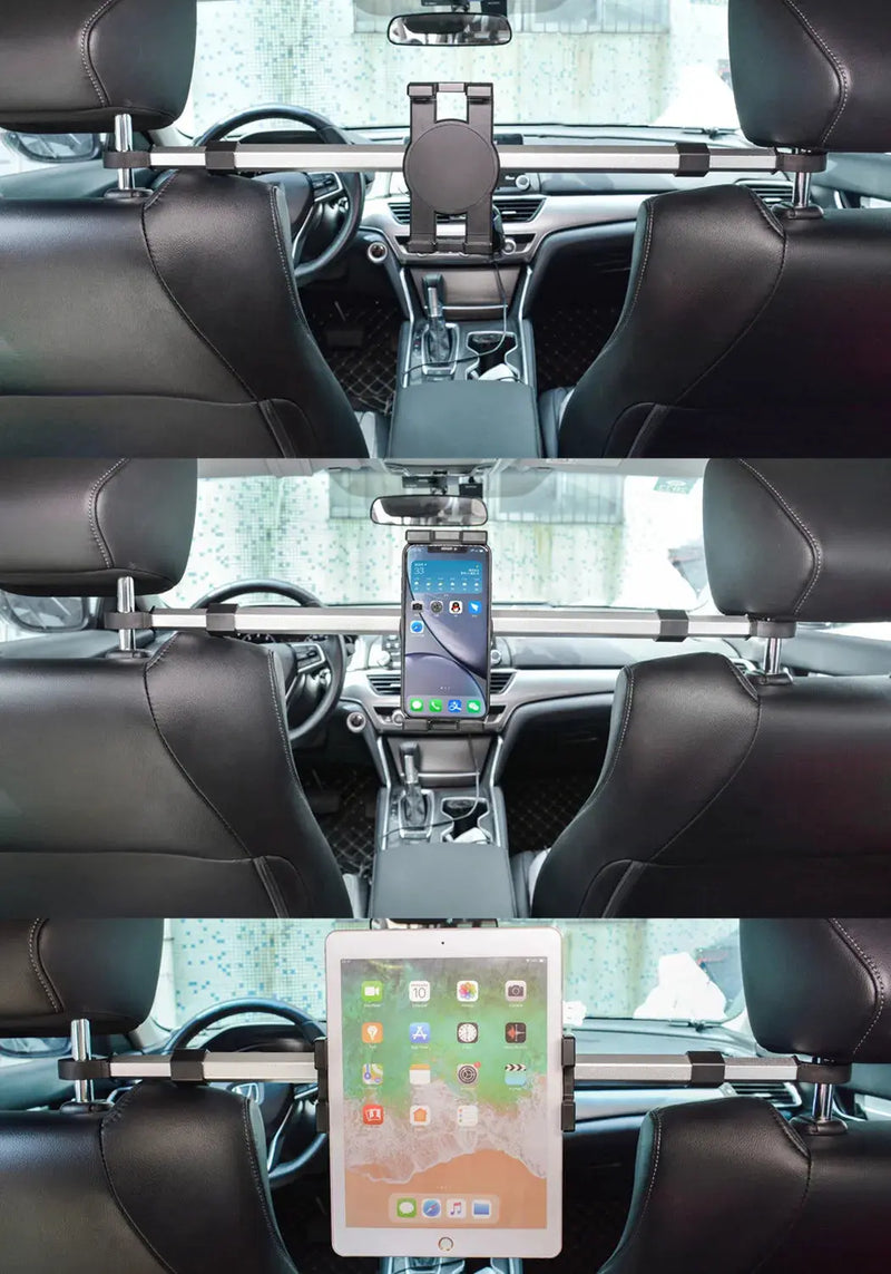 Tablet Holder for Tablet PC Car Back Seat Headrest Mounting Holder Tablet Universal 7-15'' for IPad Xiaomi Samsung Clip Mount - Property & Safety Tradings