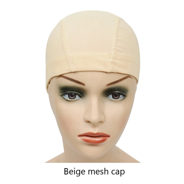 5 Pcs/lots Dome Caps Mesh Caps Wig Caps for Making Wigs Weaving Caps Hair Nets Elastic Nylon Breathable Mesh Hairnets - PST PS Tradings