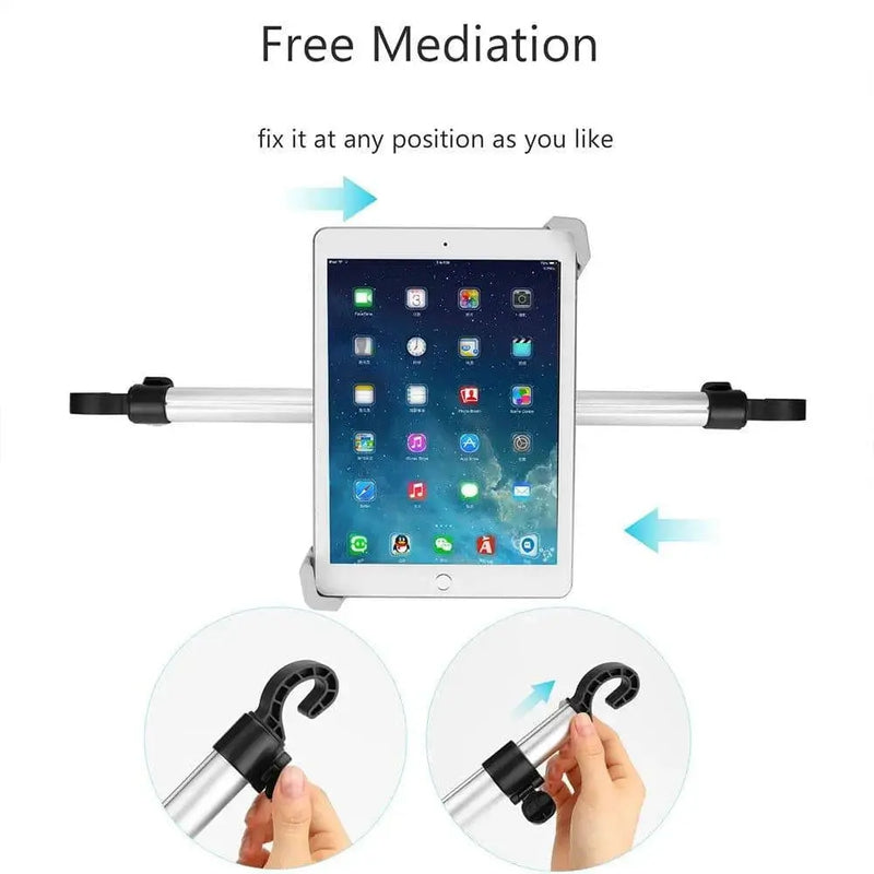 Tablet Holder for Tablet PC Car Back Seat Headrest Mounting Holder Tablet Universal 7-15'' for IPad Xiaomi Samsung Clip Mount - Property & Safety Tradings