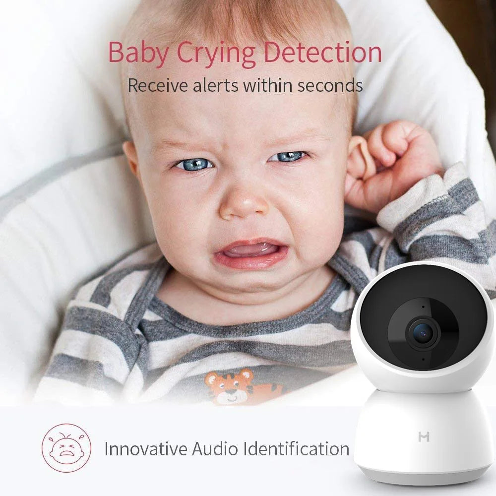 Smart Camera 2K WiFi Night Vision Webcam 2K 1296P HD Video IP 360 Angle Camera Baby Security Monitor for Xiaomi Mihome APP