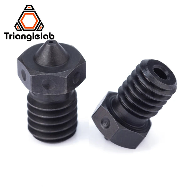 RTrianglelab  A2 Hardened Steel V6 Nozzle compatible PEI PEEK  Carbon Fiber Filament For v6 HOTEND Dragon RAPIDO Matrix EXTRUDER