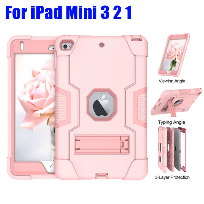 Smart Cover For iPad Mini 1 2 3 4 5 6 7.9 inch Ultra Slim PU Leather Case + PC translucent back case for Apple ipad mini 5 4 3 2 - PST PS Tradings