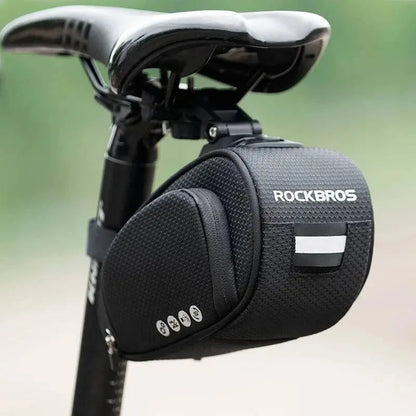 ROCKBROS Rainproof Bicycle Bag Shockproof Bike Saddle Bag For Refletive Rear Large Capatity Seatpost MTB Bike Bag Accessories - Property & Safety Tradings