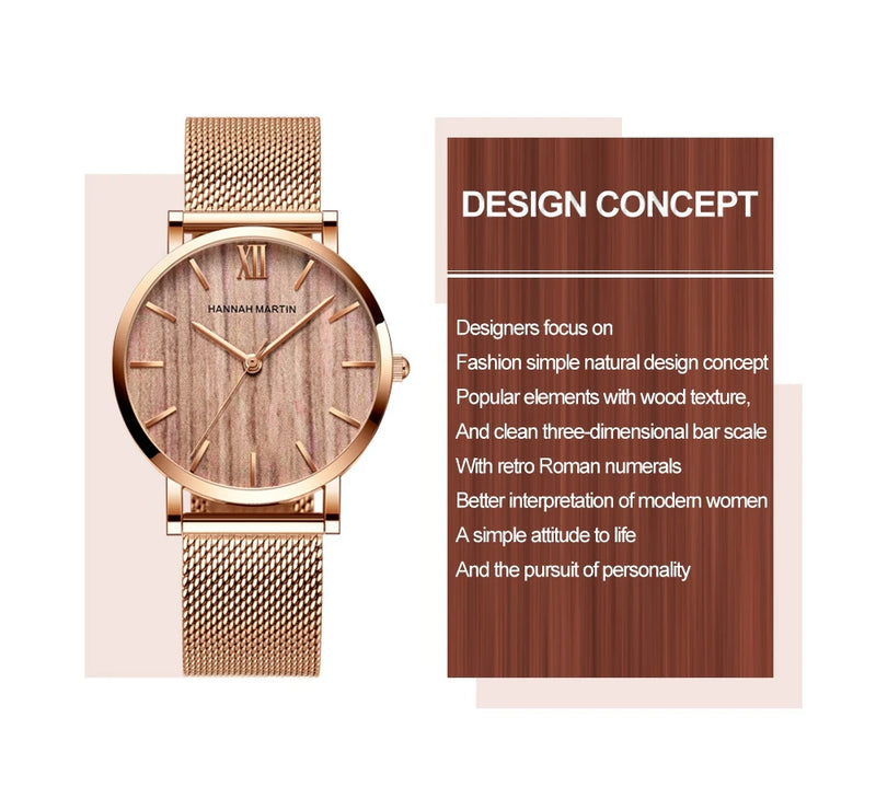 Drop Shipping A++++ Quality Stainless Steel Band Japan Quartz Movement Waterproof Women Full Rose Gold Ladies Luxury Wrist Watch - Property & Safety Tradings