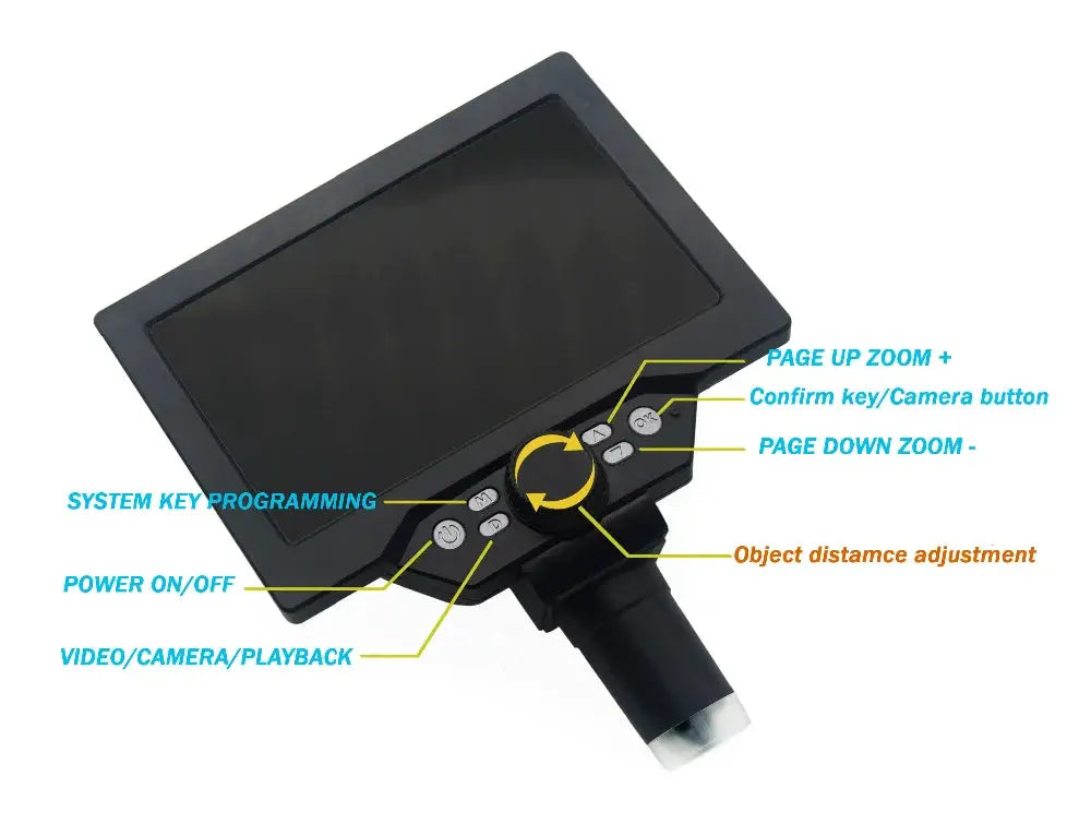 600X digital mikroskop elektronische video mikroskop 4,3 inch HD LCD löten mikroskop telefon reparatur Lupe - Property & Safety Tradings