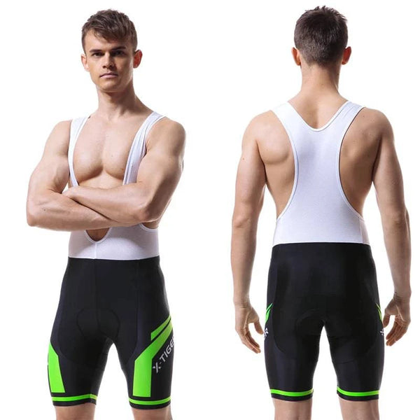 X-TIGER Men Cycling Shorts MTB Shockproof Bike Shorts Summer Breathable Bicycle Shorts With Coolmax 5D Gel Padded Bib Tights - Property & Safety Tradings