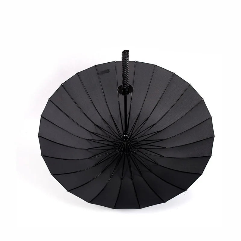 Creative Long Handle Large Windproof Samurai Sword Umbrella Japanese Ninja-like Sun Rain Straight Umbrellas Automatic Open - Property & Safety Tradings