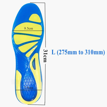 EiD Silicon Gel Insoles Foot Care for Plantar Fasciitis orthopedic Massaging Shoe Inserts Shock Absorption Shoe pad Unisex