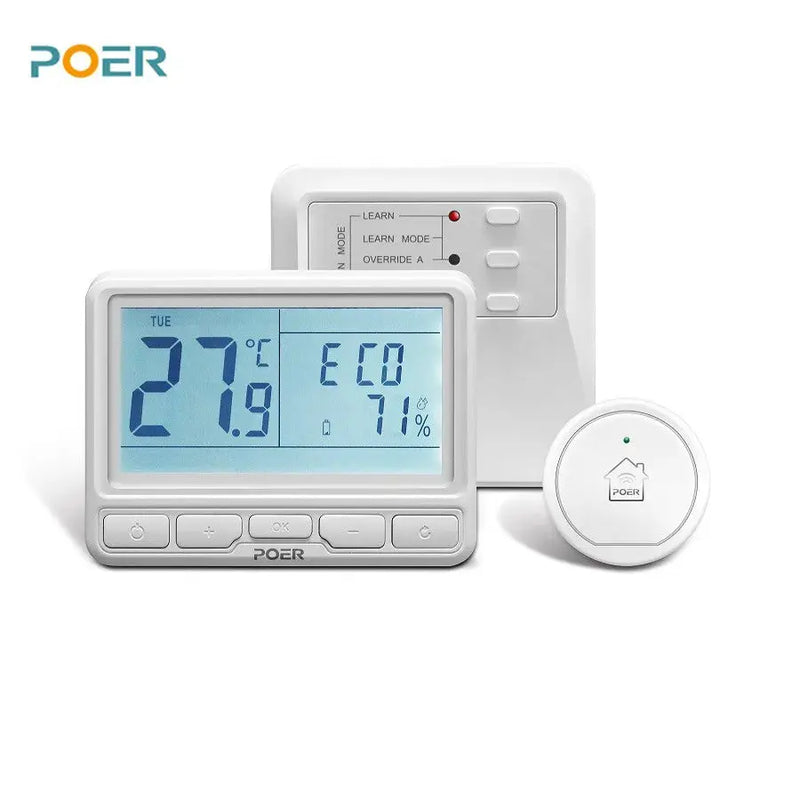 POER Wireless Wifi heating thermostat smart Thermoregulator digital temperature controller for gas boiler warm floor with Alexa - Property & Safety Tradings