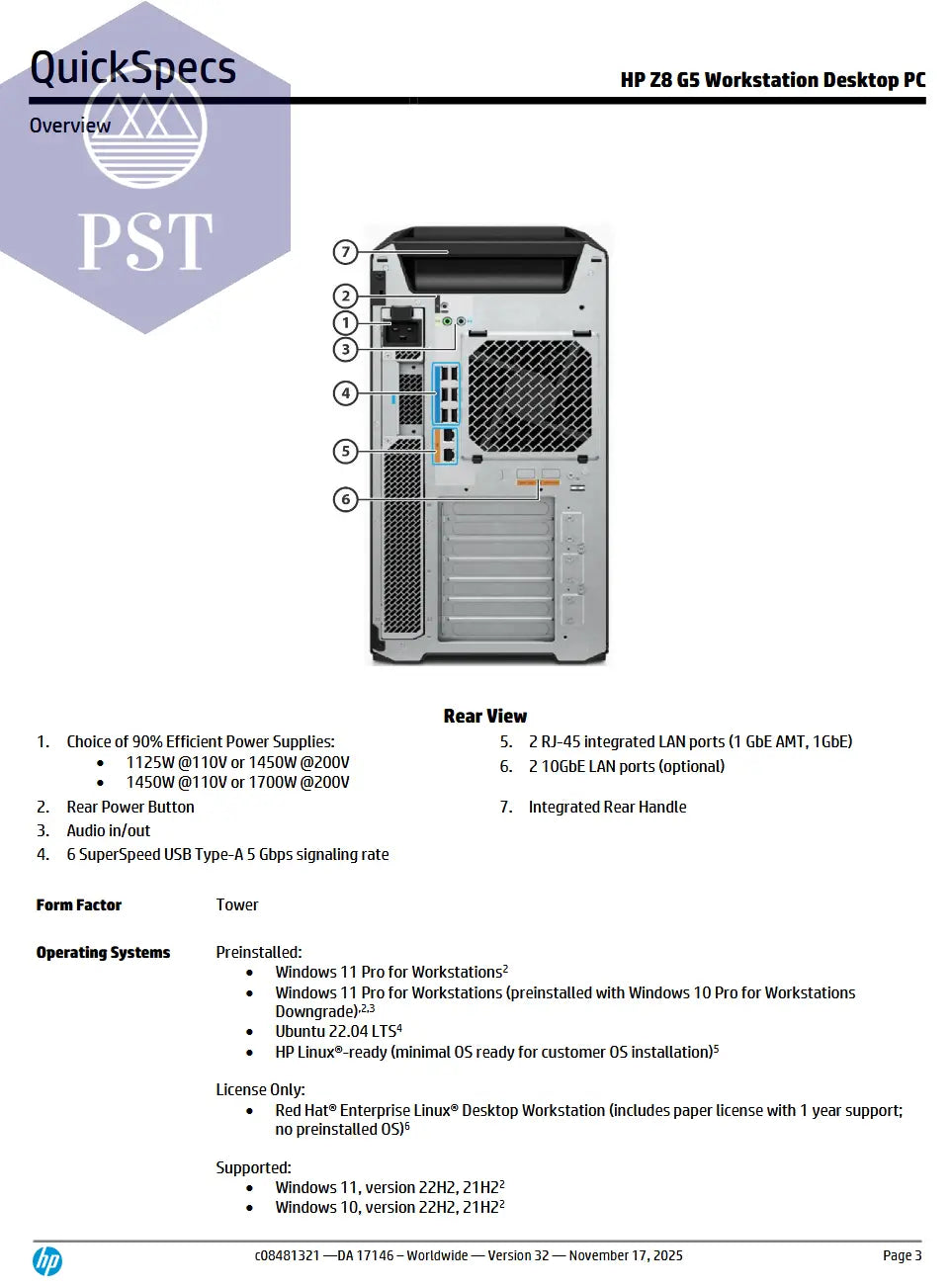 HP Z8 G5 Workstation PST PS Tradings Workstation Workstation HP Z8 G5 Workstation