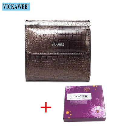 VICKAWEB Mini Wallet Women Genuine Leather Wallets Fashion Alligator Hasp Short Wallet Female Small Woman Wallets And Purses 209 - Property & Safety Tradings