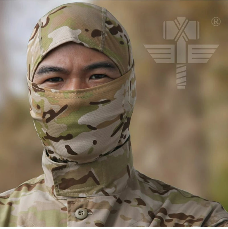 Camouflage Balaclava Full Face Breathable Full Face Scarf Mask Hiking Cycling Hunting Bike Head Cover Tactical Airsoft Cap Men - PST PS Tradings