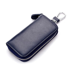 Cow Split Leather Men Women Key Holder House Keychain Bag Organizer Car Key Case Pouch Multifunctional Small Wallet Mini Purse - PST PS Tradings