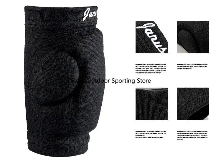 Sports Thickening Knee Pads Basketball Volleyball Extreme Sports Kneepad Brace Support Dancing Yoga Lap Elastic Knee Protector - Property & Safety Tradings