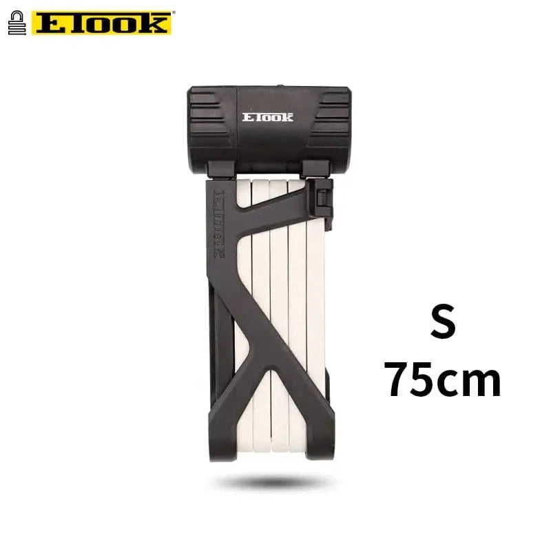 Etook Bike Lock Heavy Duty Anti Theft Folding Lock Lock for E Bike Scooter Motorcycle Professional Strong Lock Bike Accessories - Property & Safety Tradings