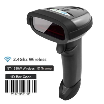 NETUM NT-1698W Handheld Wirelress Barcode Scanner AND NT-1228BL Bluetooth 1D/2D QR Bar Code Reader PDF417 for IOS Android IPAD - PST PS Tradings