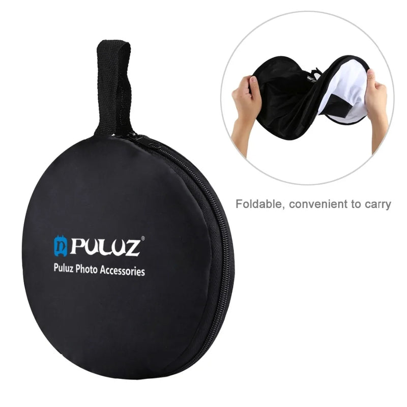 PULUZ 45cm Ring Softbox Speedlight Round Style Flash Light  Photography Shoot Soft box Foldable Soft Flash Light Diffuser