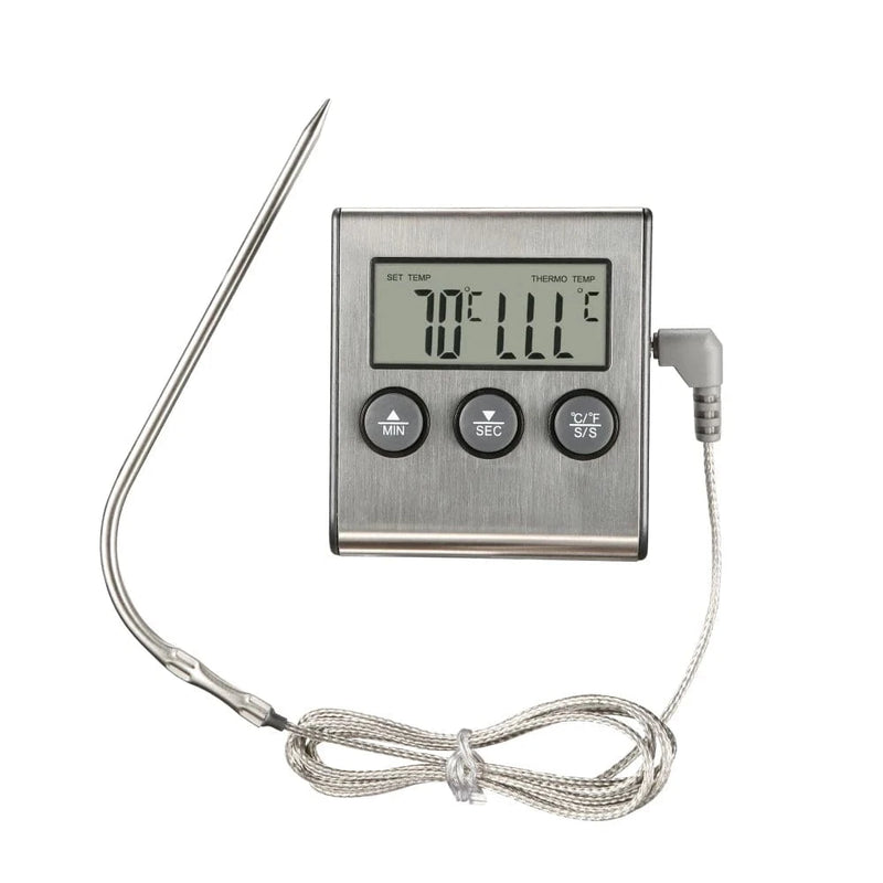 MOSEKO Digital Oven Thermometer Kitchen Food Cooking Meat BBQ Probe Thermometer With Timer Water Milk Temperature Cooking Tools - PST PS Tradings