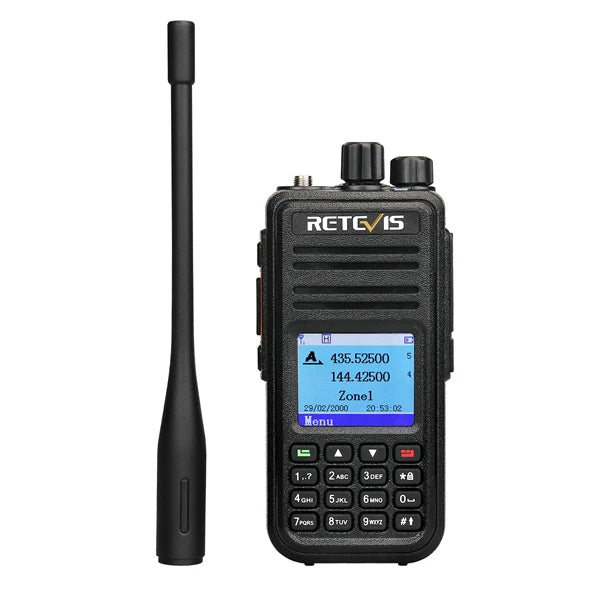 Retevis RT3S Walkie Talkie DMR Радио UHF VHF Цифровая любительская радиостанция 5 Вт Дальнего действия Любительские радиостанции Рации Профессиональный GPS