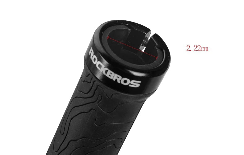 ROCKBROS TPR Rubber Bike Grips Bicycle Handlebar Mtb Grips Soft 3D Anti-skid Lock On Handle Bar Cycling Parts Bike Accessories - PST PS Tradings