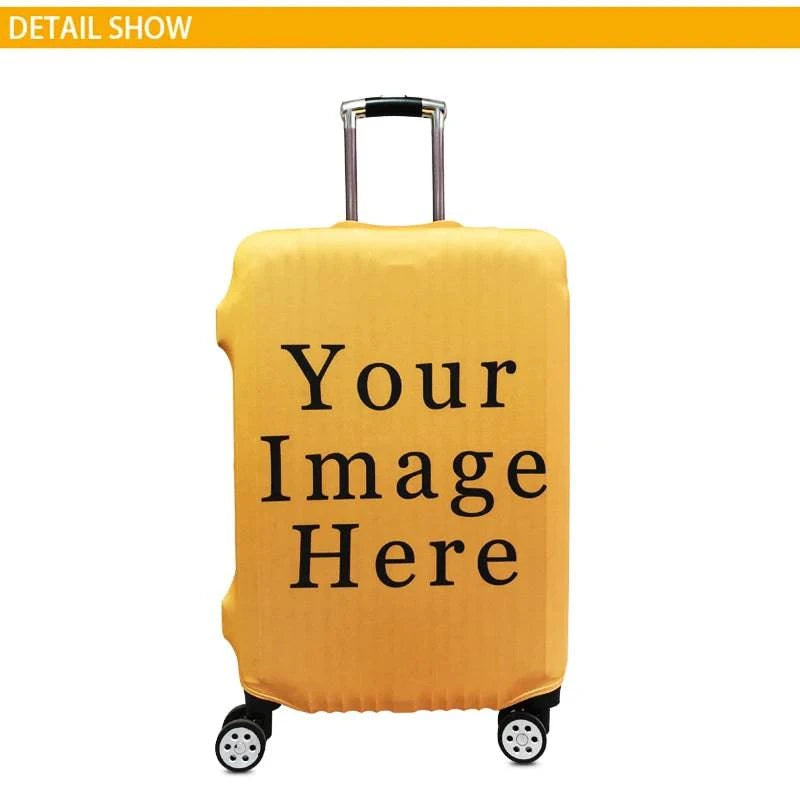 Customize Your Image / Name / Logo Luggage Cover Travel Accessories Elastic Suitcase Protective Covers Anti-dust Case Cover - PST PS Tradings