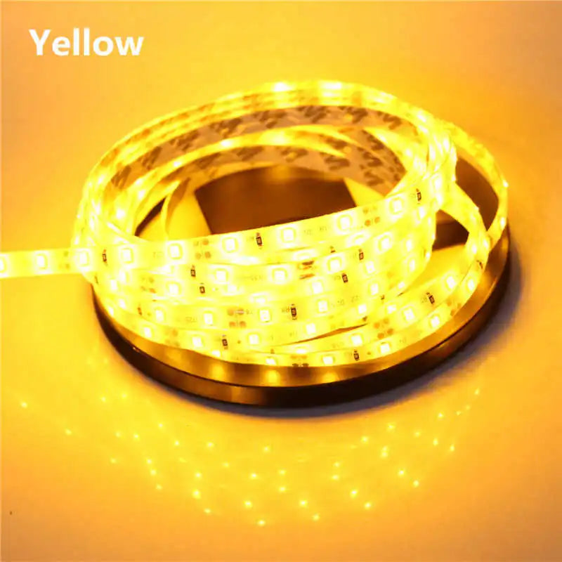 2835 SMD led streifen licht DC12V 5M 300LEDs flexible band band beleuchtung Weiß Warm weiß Rot Grün Blau gelb Rosa RGB