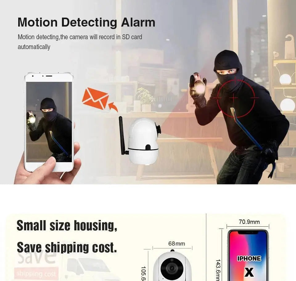 INQMEGA 1080P Cloud Wireless IP Camera Intelligent Auto Tracking Of Human Home Security Surveillance CCTV Network Mini Wifi Cam - Property & Safety Tradings