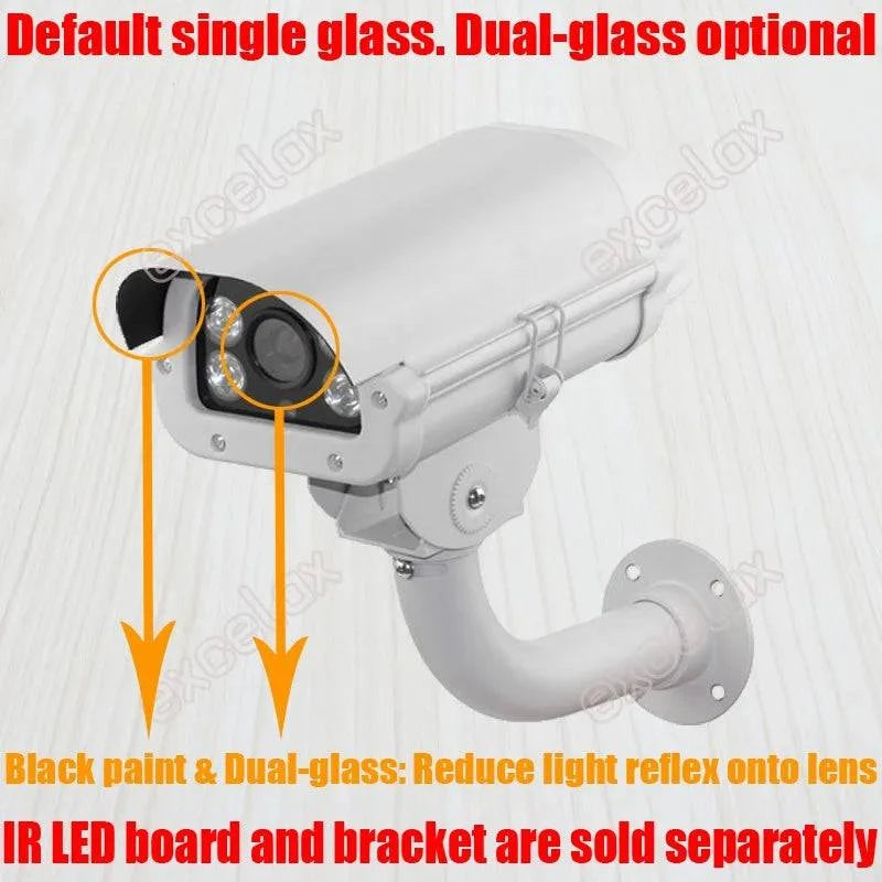 6 Inch IP66 Outdoor Waterproof CCTV Camera Housing 242x140x102mm Aluminum Alloy Box Zoom Bullet Security Camera Enclosure Case - Property & Safety Tradings