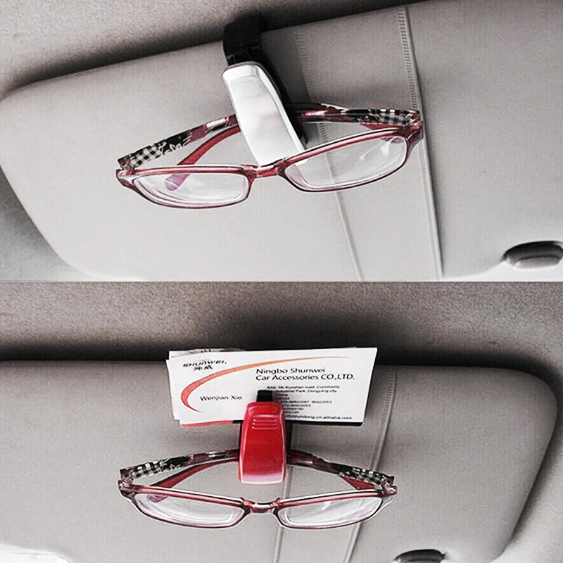 Universal Car Auto Sun Visor Glasses Box Sunglasses Clip Card Ticket Holder Fastener Pen Case Eyeglasses Accessories - PST PS Tradings