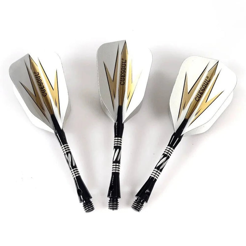 CUESOUL Professional Archer 20/23/26 Grams Steel Tip Darts -- Black Coating Brass Barrels - PST PS Tradings