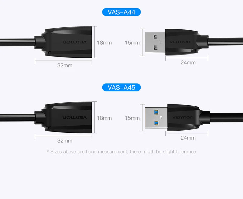 Vention USB 3.0 Extension Cable Male to Female Extender Cable Fast Speed USB 3.0 Cable Extended for laptop PC USB 2.0 Extension