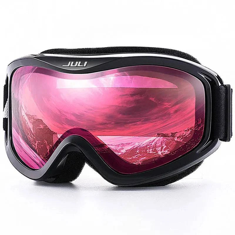 MAXJULI Brand Professional Ski Goggles Double Layers Lens Anti-fog UV400 Ski Glasses Skiing Men Women Snow Goggles - Property & Safety Tradings