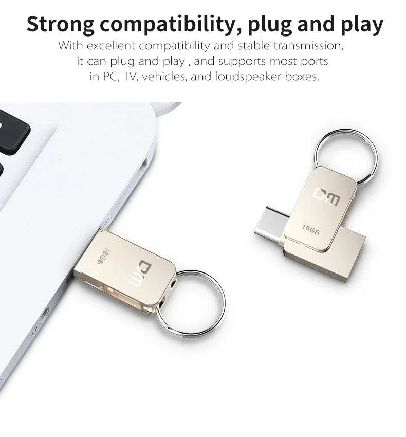 USB C Type C USB3.0 flash drive PD059 16GB 32GB 64G for Andriods SmartPhone Memory MINI Usb Stick - PST PS Tradings