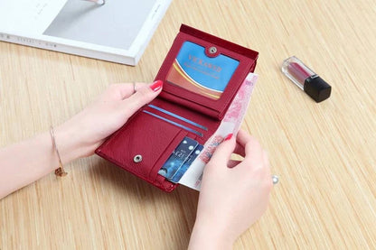 VICKAWEB Mini Wallet Women Genuine Leather Wallets Fashion Alligator Hasp Short Wallet Female Small Woman Wallets And Purses 209 - PST PS Tradings