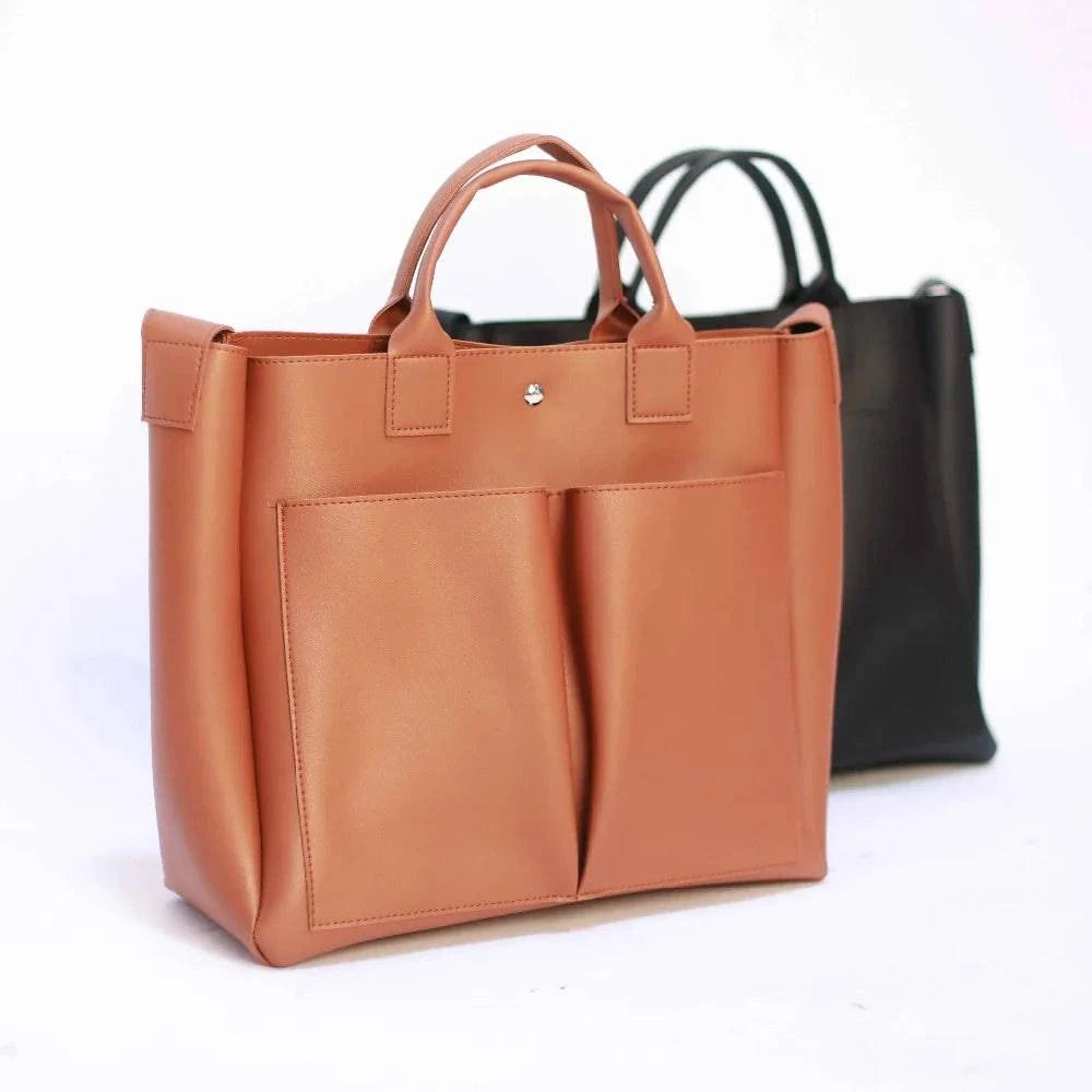 2022 new Pu Leather laptop Bag Simple Handbags Famous Brands Women Shoulder Bag Casual Big Tote Vintage Ladies Crossbody Bags - Property & Safety Tradings