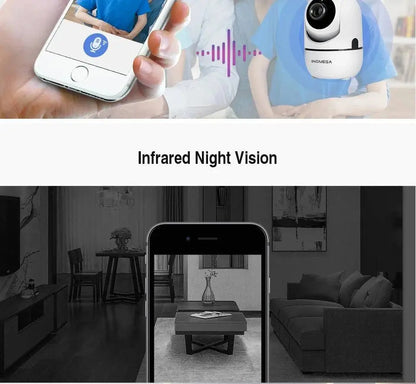 INQMEGA 1080P Cloud Wireless IP Camera Intelligent Auto Tracking Of Human Home Security Surveillance CCTV Network Mini Wifi Cam - Property & Safety Tradings