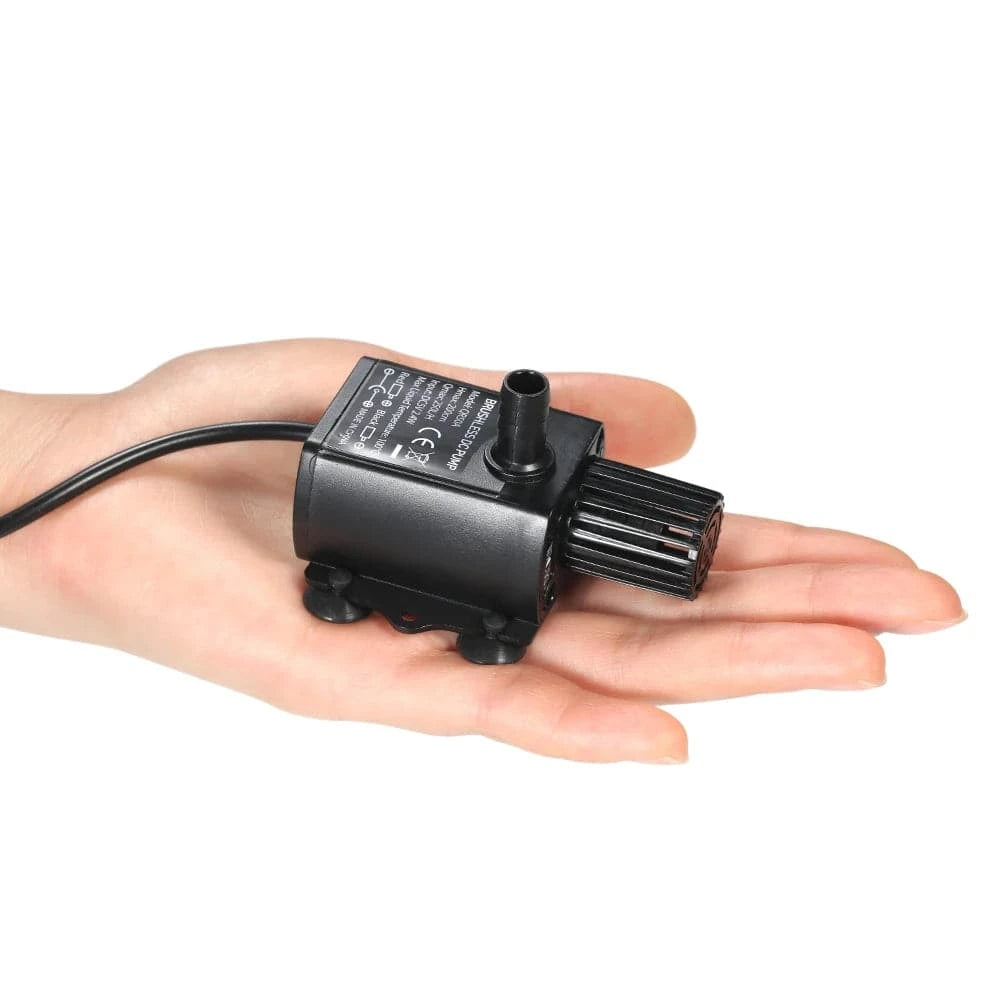 Mini USB Water Pump Ultra-quiet Brushless Submersible Fountain Aquarium Waterproof Circulating 300L/H Lift Water Pump 5V 4.8W - PST PS Tradings