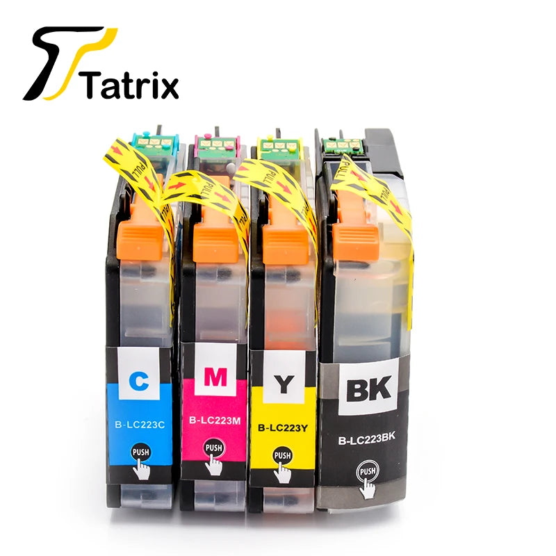 Tatrix With Chip  LC223 LC221 Compatible Ink Cartridge For Brother MFC-J4420DW/J4620DW/J4625DW/J480DW/J680DW/J880DW Printer - PST PS Tradings