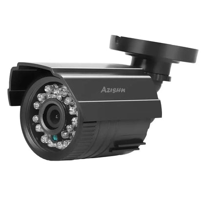 AZISHN CCTV Camera 800TVL/1000TVL  IR Cut Filter 24 Hour Day/Night Vision Video Outdoor Waterproof IR Bullet Surveillance Camera - Property & Safety Tradings