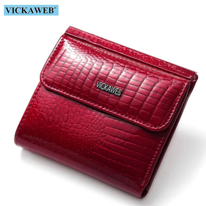 VICKAWEB Mini Wallet Women Genuine Leather Wallets Fashion Alligator Hasp Short Wallet Female Small Woman Wallets And Purses 209 - Property & Safety Tradings