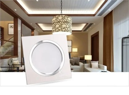 2,5 zoll Downlight LED 6w 9w 12w 220v Natur Weiß Quadratische Einbau LED Lampe Spot Licht für Wohnzimmer Foyer Schlafzimmer Küche