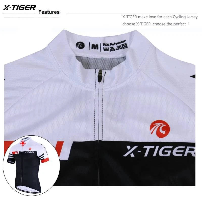 X-Tiger Cycling Sets Bike uniform Summer Cycling Jersey Set Road Bicycle Jerseys MTB Bicycle Wear Breathable Cycling Clothing - Property & Safety Tradings