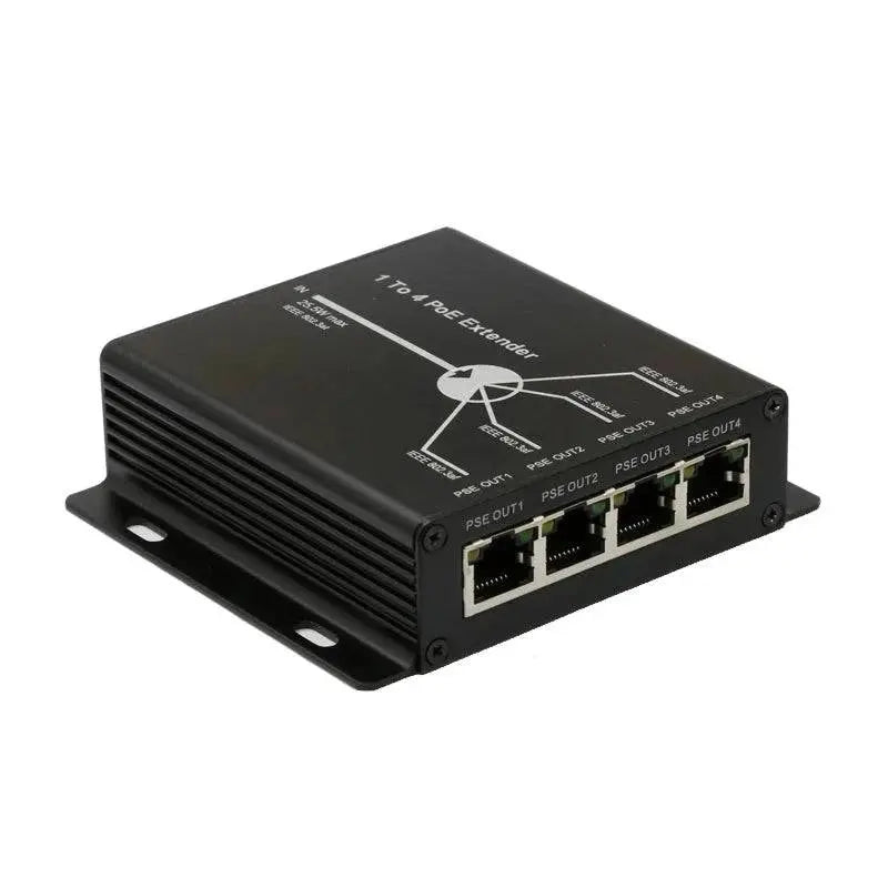 PEGATAH POE Extender 2 /4 ports for IP Camera IEEE802.3af, Extender for IP Port poe extension cable Plug-and-Play - Property & Safety Tradings