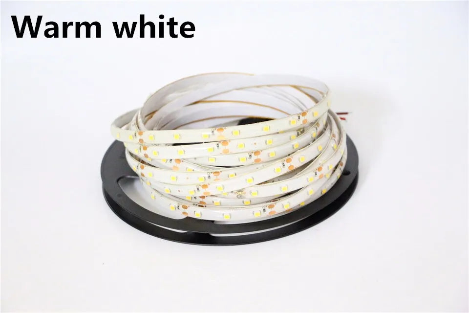 2835 SMD led streifen licht DC12V 5M 300LEDs flexible band band beleuchtung Weiß Warm weiß Rot Grün Blau gelb Rosa RGB