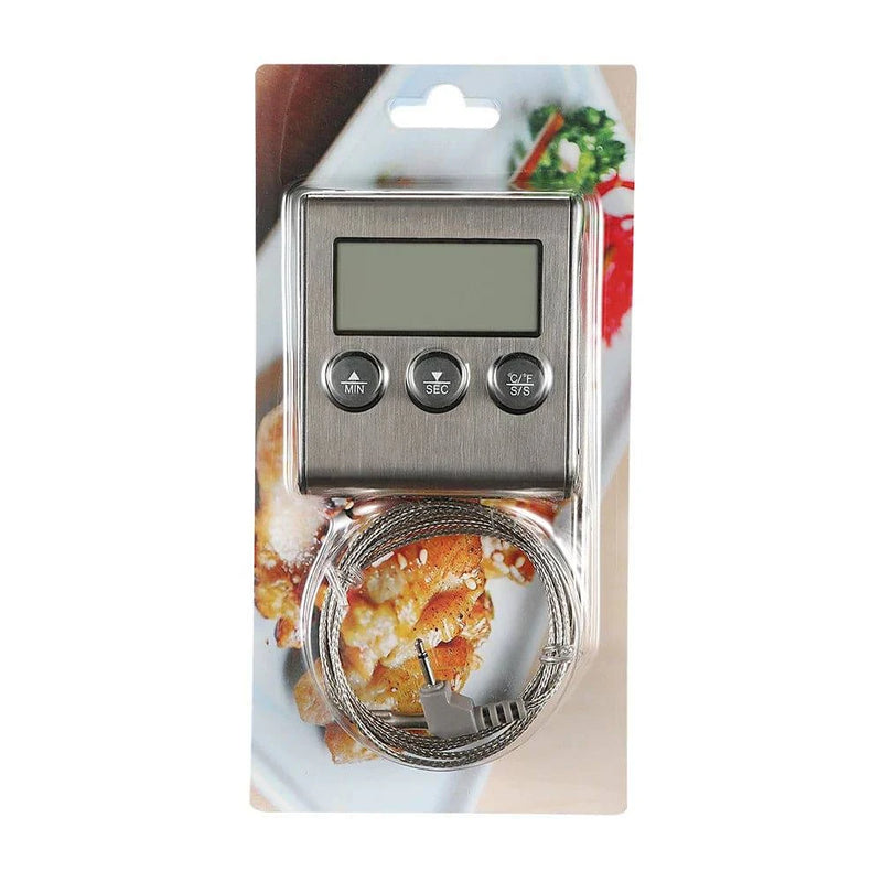 MOSEKO Digital Oven Thermometer Kitchen Food Cooking Meat BBQ Probe Thermometer With Timer Water Milk Temperature Cooking Tools - PST PS Tradings