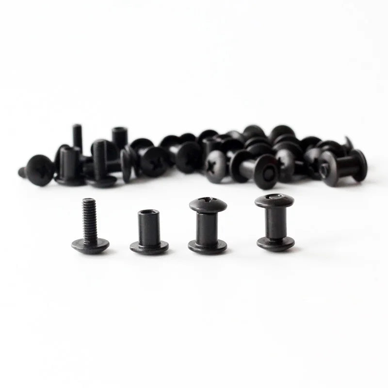 24pcs Belt Attachments Clips Holster Belt Loops screw set Chicago Screw comes with washer for DIY Kydex Sheath Hand Tool Parts